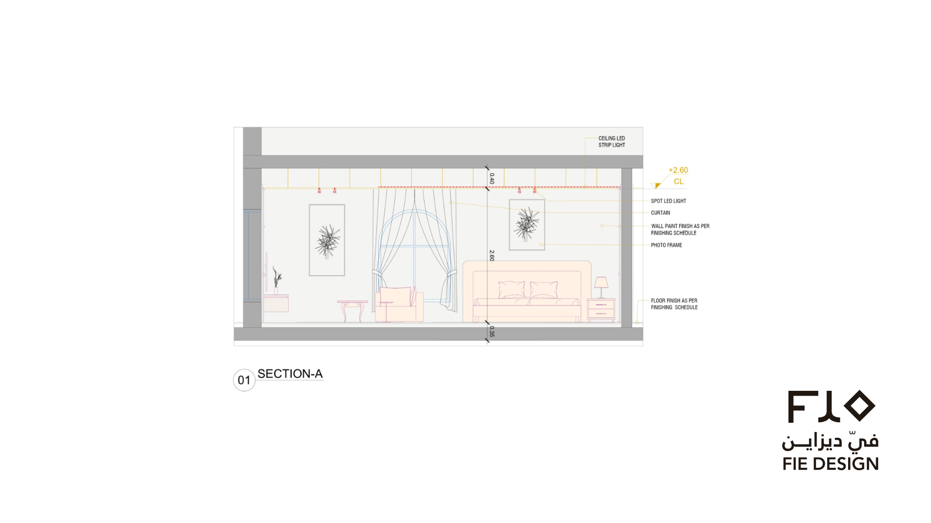 Ahmad's Plan - Bedroom